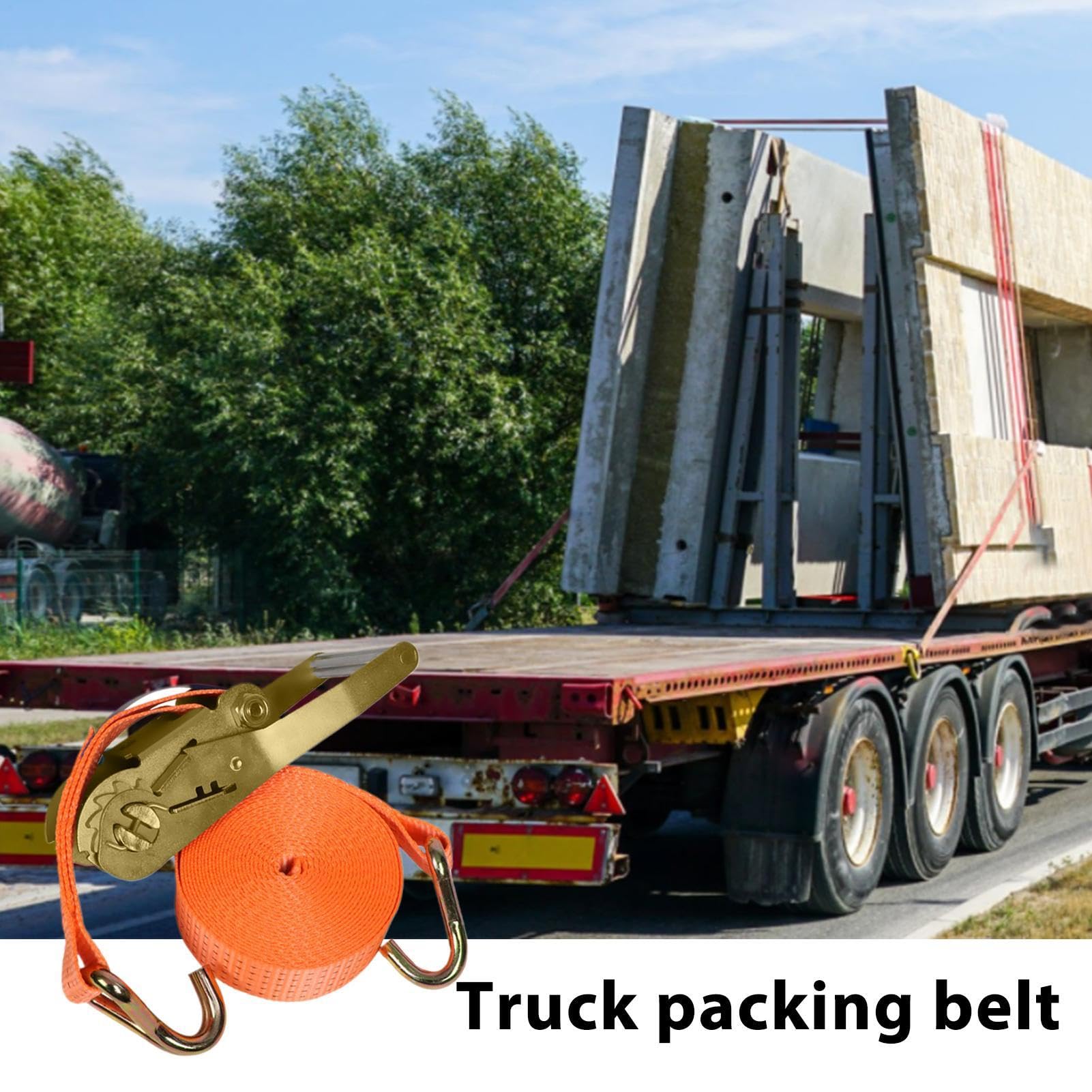 Cinghie Per Camion Ispessite Cinturino A Cricchetto Resistente All'usura