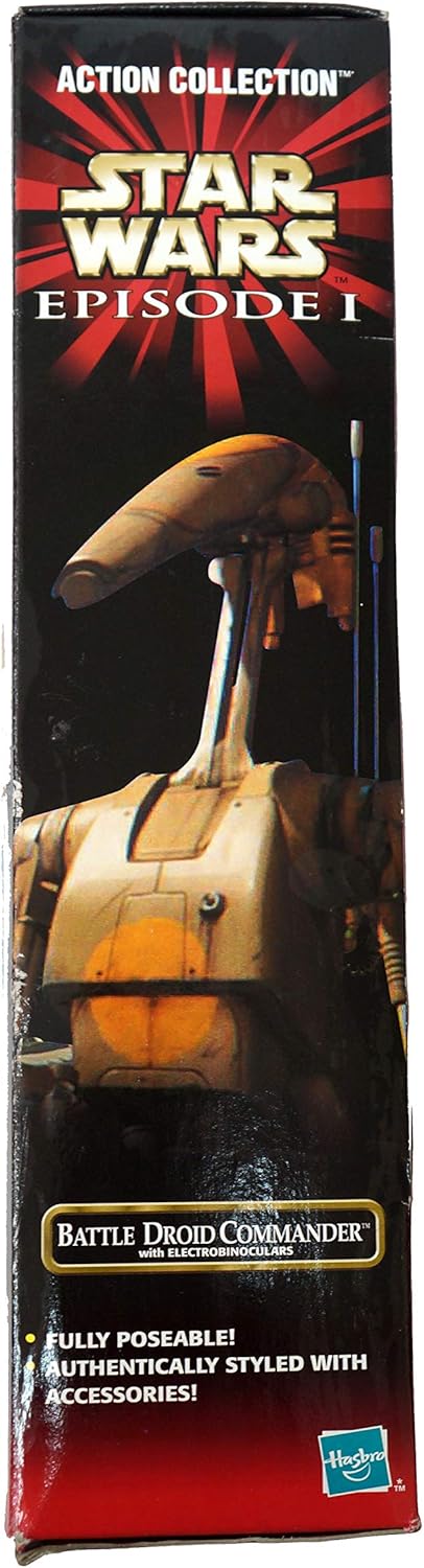 Star Wars Episode I 12 Battle Droid Commander Figure