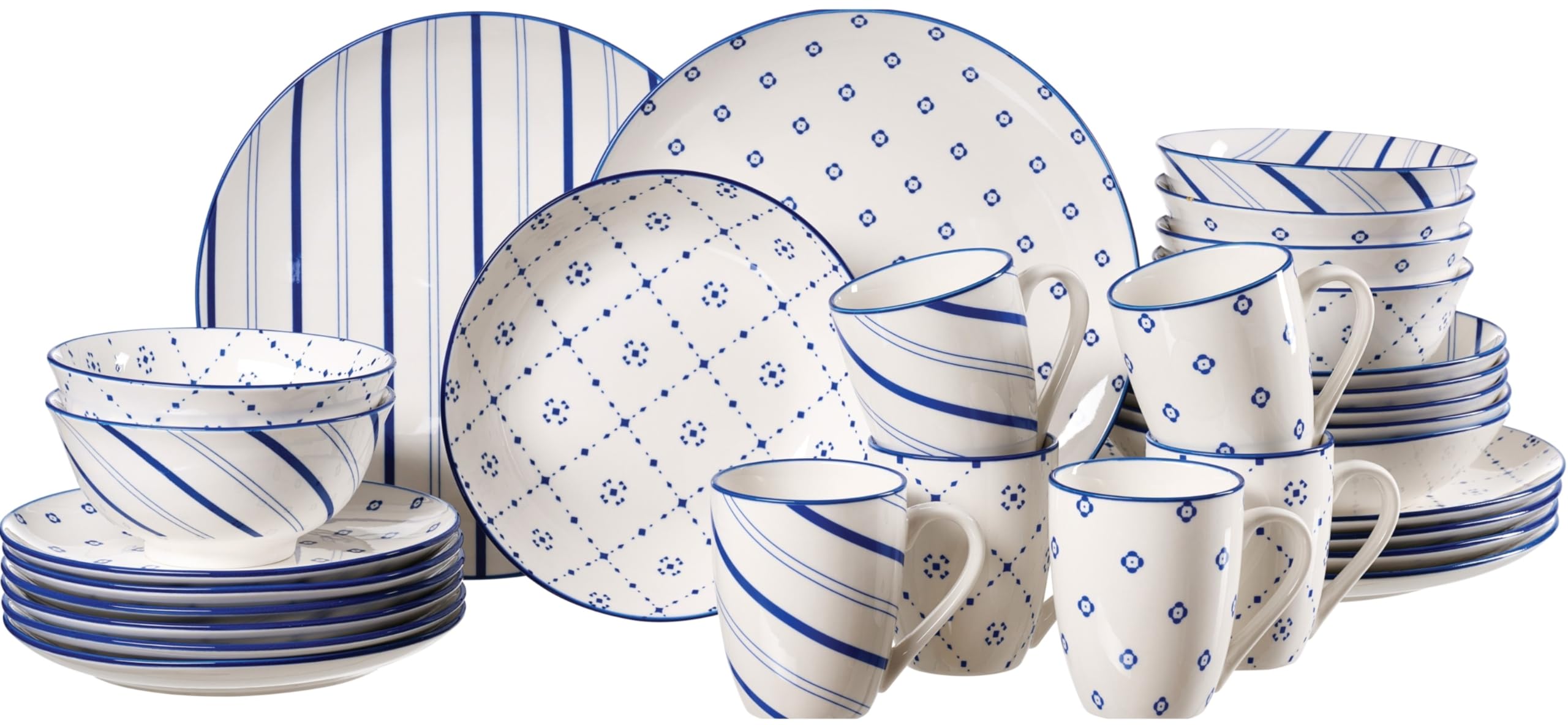 Kombiset Fusion, 30-teilig, Blau