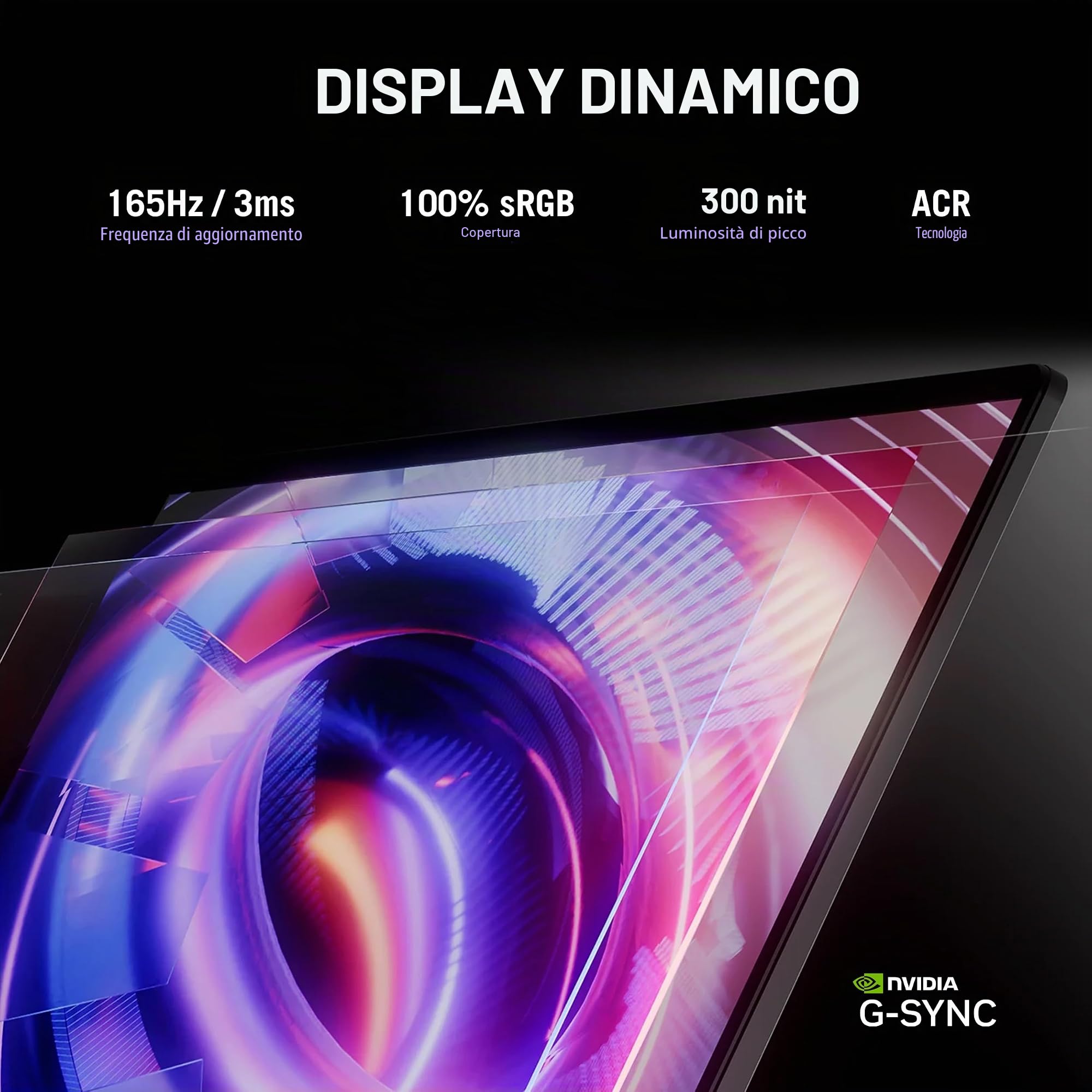 ASUS ROG Strix G16 Gaming Laptop 40,6 cm 16:10 FHD+ 165Hz/3ms, NVIDIA GeForce RTX 5050 Laptop GPU, processore Intel Core i5 14450HX, 16GB DDR5-5600, SSD 512GB PCIe Gen 4, Wi-Fi 7, Win11 Home, G61