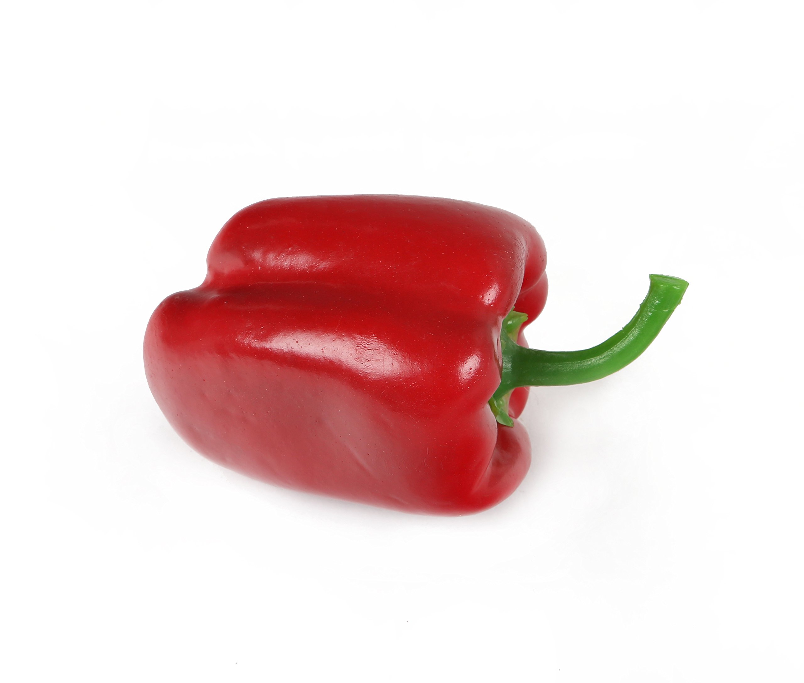 Closer2Nature - Vibrant Artificial Red Pepper, Fake food for Display Excellant Home, Hotel, Livingroom, Kitchen Decoration