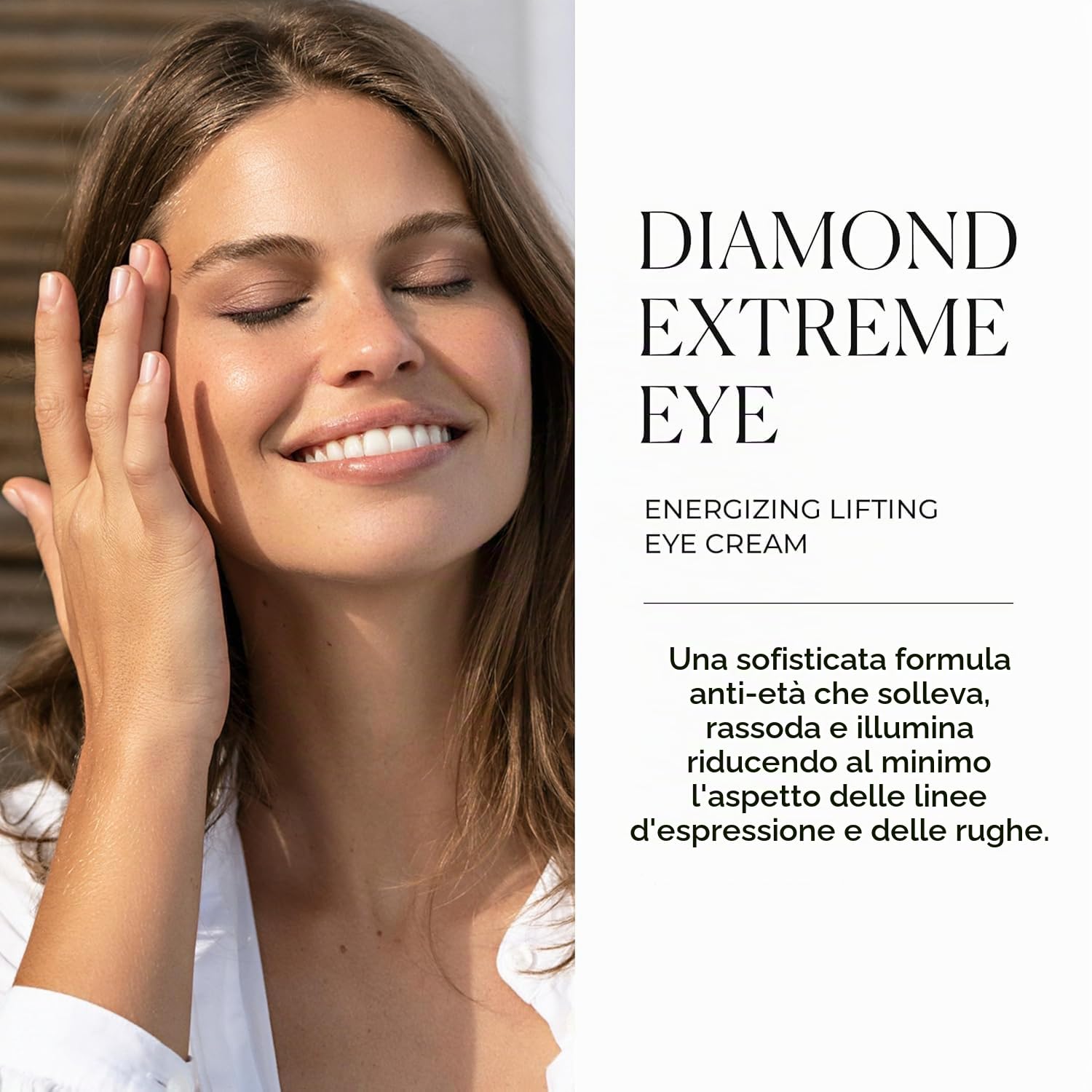 Natura Bissé Diamond Extreme Eye | Contorno Occhi Antietà Effetto Lifting con Artemia Salina, Acido Ursolico e Complesso di Rinnovamento Epidermico | 25 ml