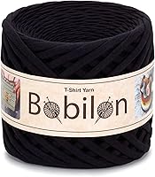 Vista 25 de Hilo de camiseta – 0.197-0.276 in – Cinta de punto para ganchillo, tejido, macramé, manualidades – 328.1 ft / 110 yardas – Hilo de algodón