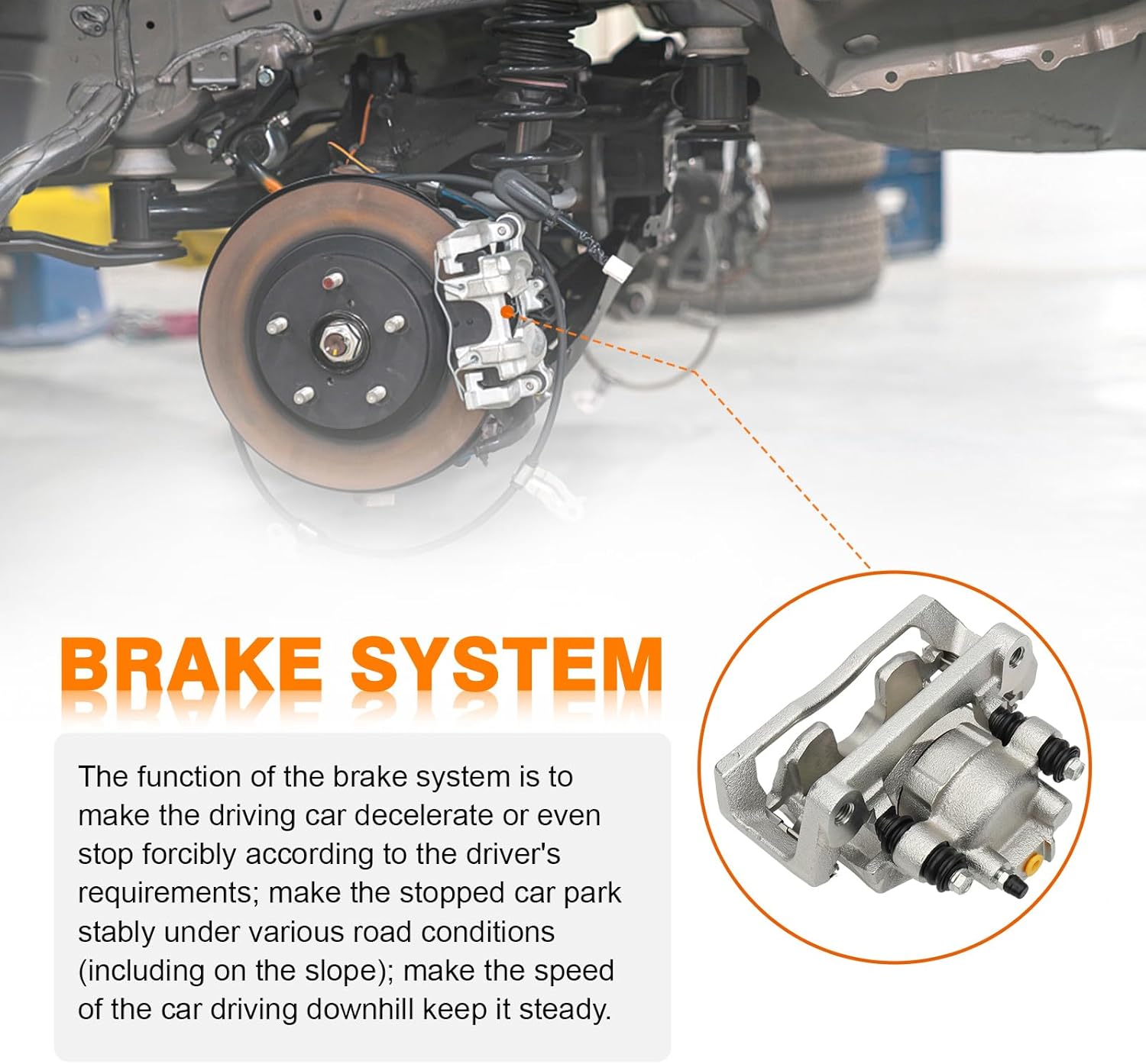 DRIVESTAR 18B4837 18B4836 Rear Left Right Brake Calipers, for Dodge Ram 1500 2002-2010,for Durango 2004-2009, for Ram 1500 2011-2018, for Chrysler Aspen 2007-2009, replace for 5080562AA 5179881AA