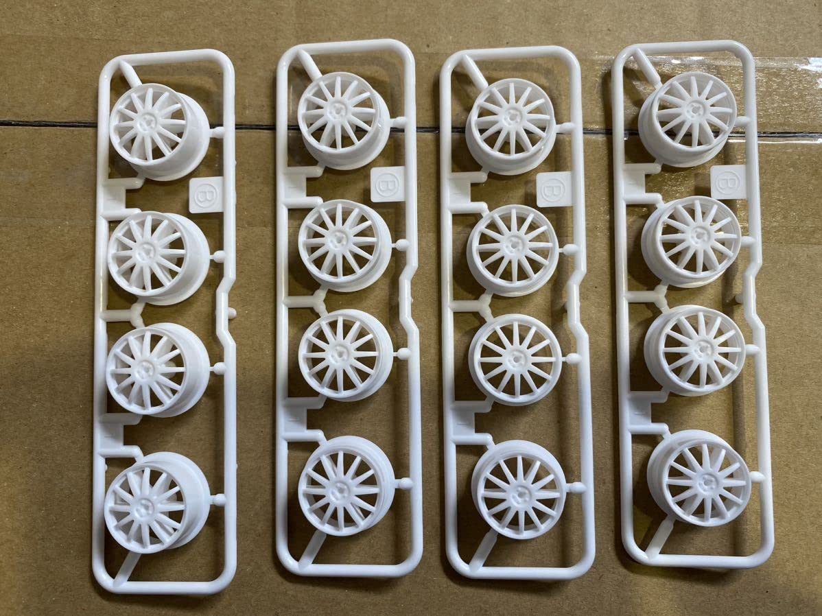 Amazon.co.jp: ミニ四駆 ローハイトホイール フィン ホワイト PP 4個