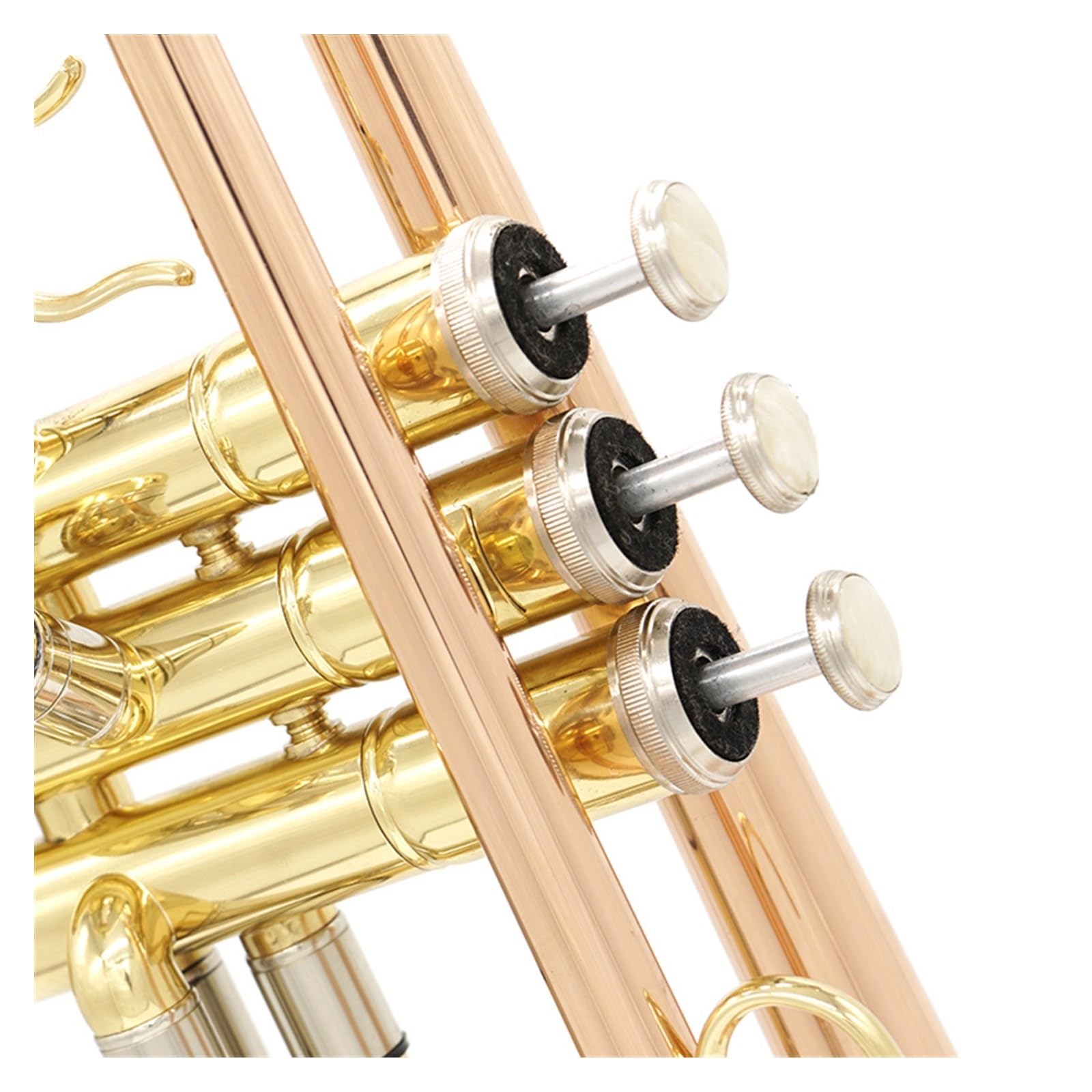 trąbka instrument Profesjonalna trójtonowa trąbka z brązu fosforowego B dla początkujących