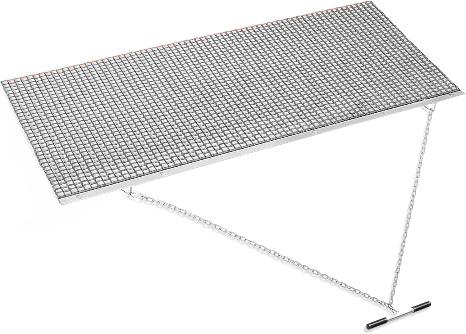 5 x 3 FT Heavy Duty Durable Drag Mat ATV/UTV and Tractors Steel Mesh Field Surface Leveling Drag Mat for Manual or Vehicle Pulling