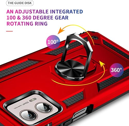 Miniatura 11 de Funda para Motorola Edge+ Plus 2023 / Edge 40 Pro, para Moto Edge Plus (2023), funda protectora de doble capa resistente resistente [grado militar]