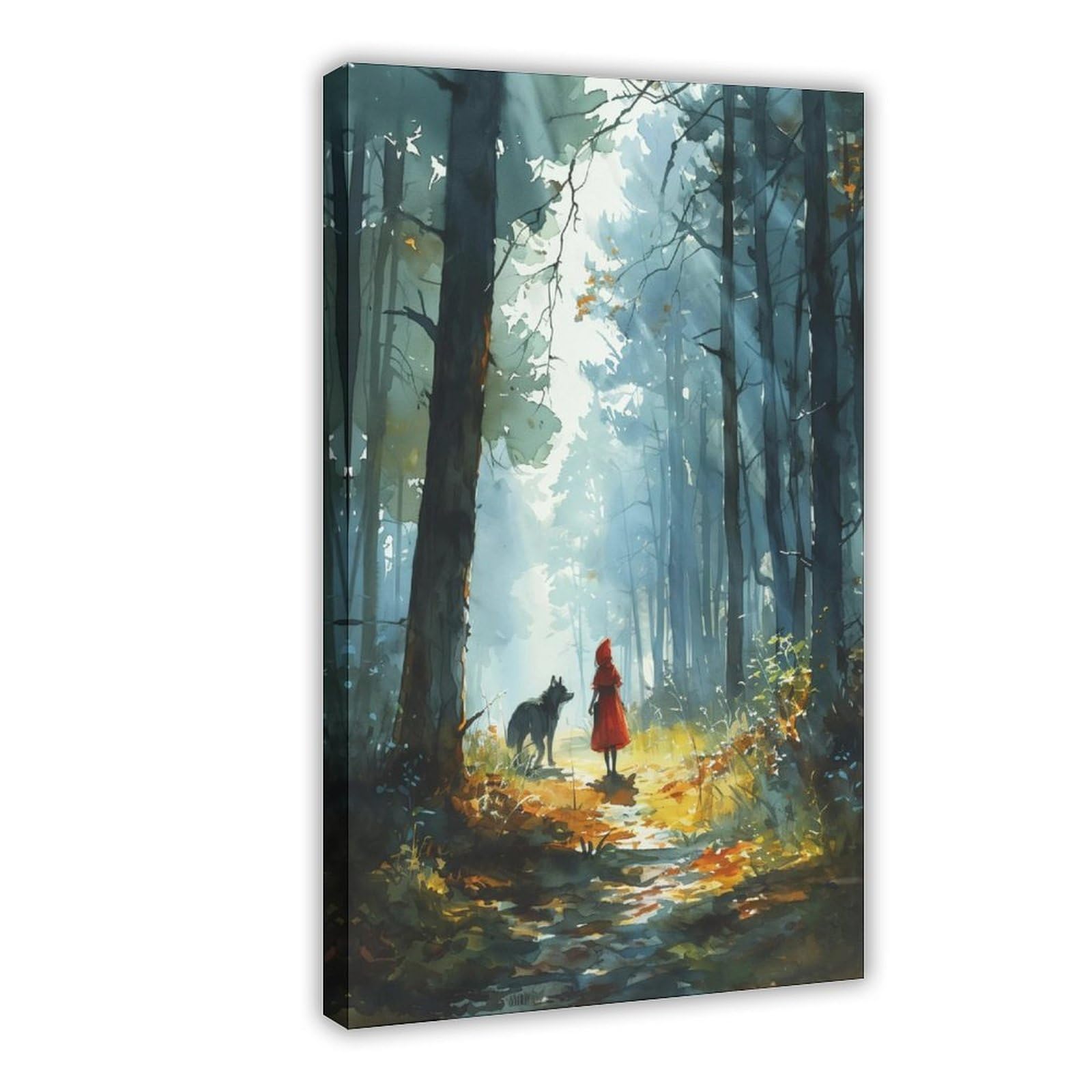 Bareronor Fairy Tale Canvas Poster for Dorm Room Decor Gift