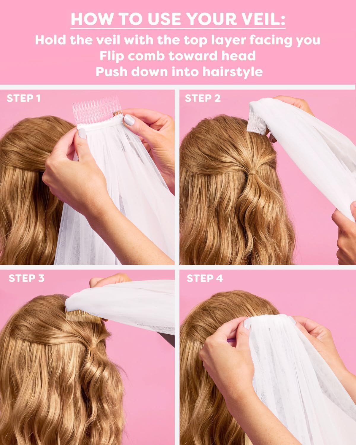 xo, Fetti Bachelorette Party Pearl Bridal Veil | Headband Decorations, Bride To Be Gift, Wedding