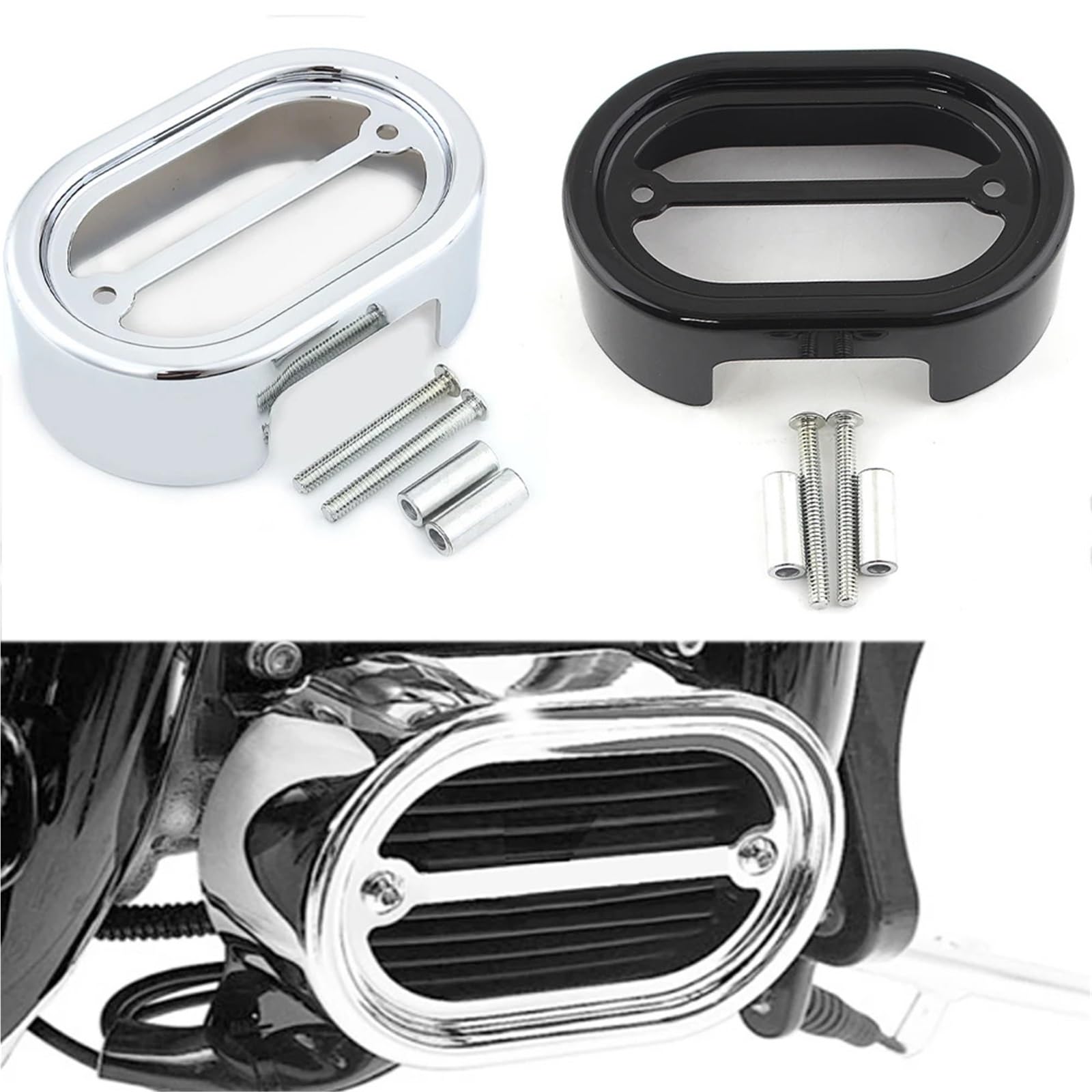 Front Bumper Splitter dachowy Pasuje do motocykla Harley Softail Breakout Fat Boy Slim Heritage Cross 01-17 Osłona regulatora przedniego spoilera podbródka