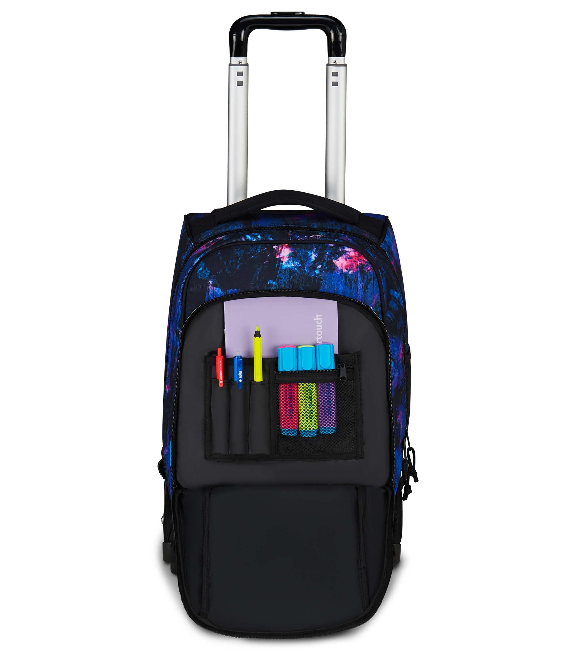 Mitama Trolley Scuola Dr.Trolley #BDBF PURPLE BLUSH, Viola, Zaino Doppio Scomparto, Spallacci a Scomparsa, Trolley Scuola Media e Superiore, Bagaglio a Mano, Ragazza