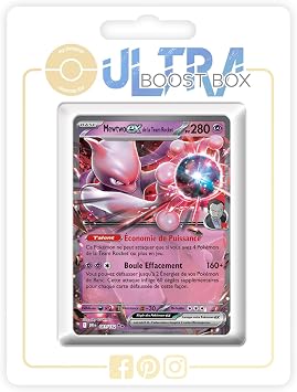 Mewtwo ex de la Team Rocket Team Rocket s Mewtwo ex 081/182 - my-booster X  carlate et Violet 10Rivalit s Destin es - Box of 10 Pokemon French Cards
