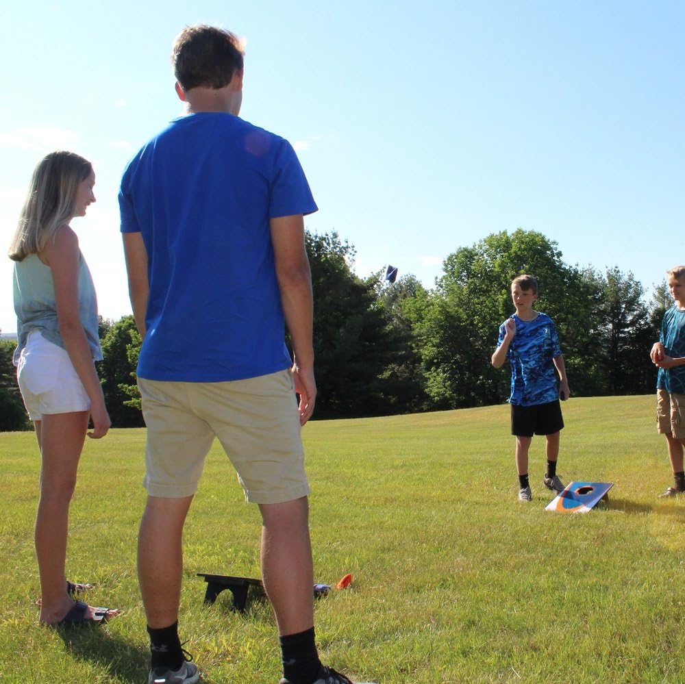 Driveway Games Junior Cornhole Set. Mini Tabletop Corn Toss Boards & Bean Bags for Camping, Travel & Indoors (JRWDCT-GM-00146) : Toys & Games