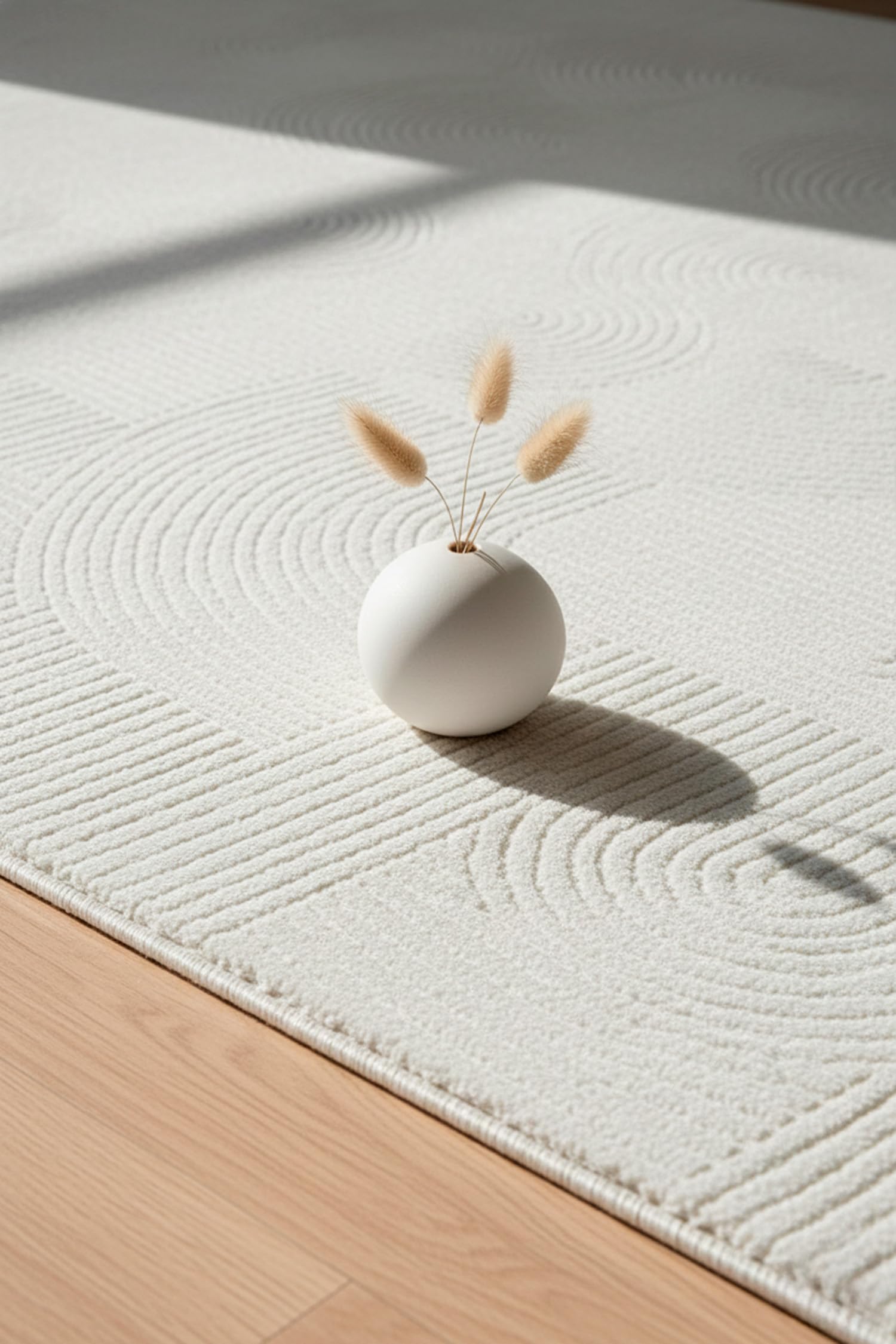 Tappeto moderno - Tappeto soggiorno, camera, corridoio, camera da letto - Stile nordico, moderno, contemporaneo, mediterraneo - Tappeto lungo - 120x170cm - Crema