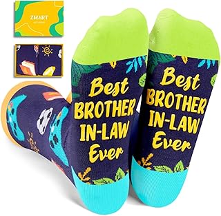 Zmart Gift Idea For Him - Funny Gifts For New Dad Brother Father In Law, In Law Socks