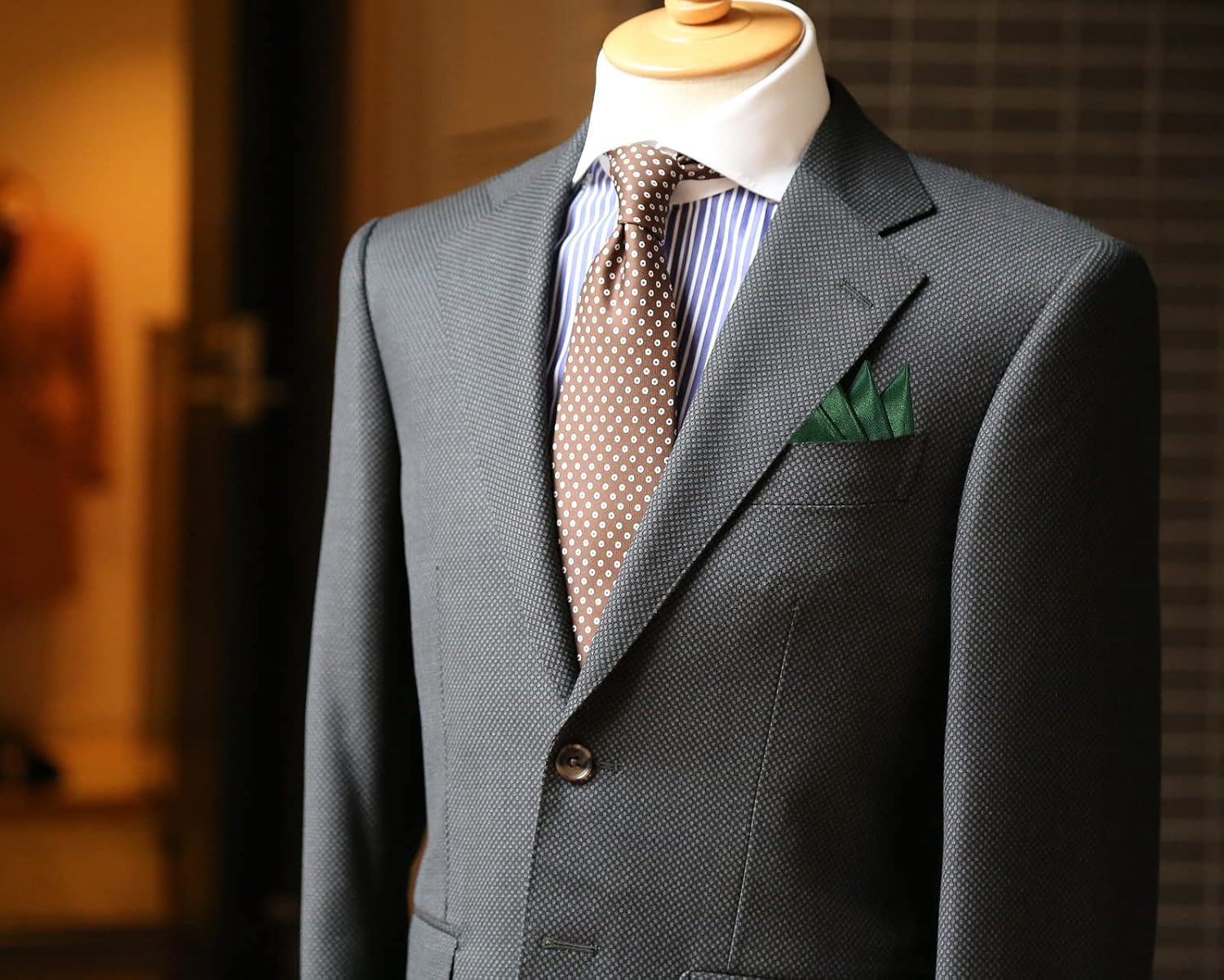 Cotim Coyin Prefolded Suit Pocket Squares, Pre-Folded Card Solid Color Handkerchief