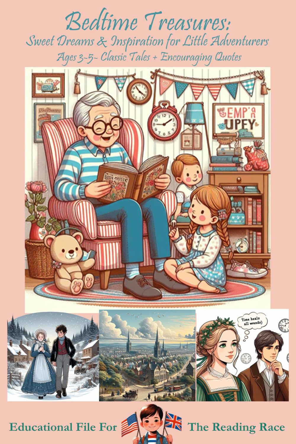 Bedtime Treasures: Sweet Dreams & Inspiration for Little Adventurers: Ages 3-5- Classic Tales + Encouraging Quotes: 2 (READING RACE)