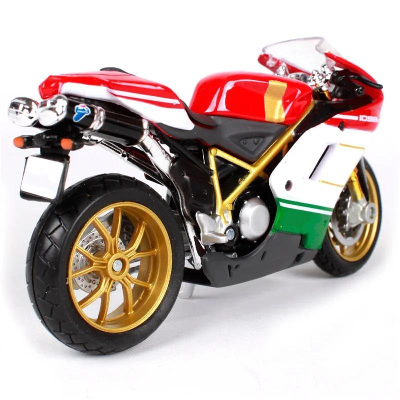 SEYXF Motorbike Toy 1:18 for Ducati 1098S Motorcycle Alloy Model Simulation Diecasts Toys Gifts(with Foam Box)