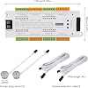 32 Channel Dimming Automatic Stairway Ladder Step System, LED Motion Sensor Light Controller Kit, DC12-24V Speed Brightness Adjustable Stair Controller