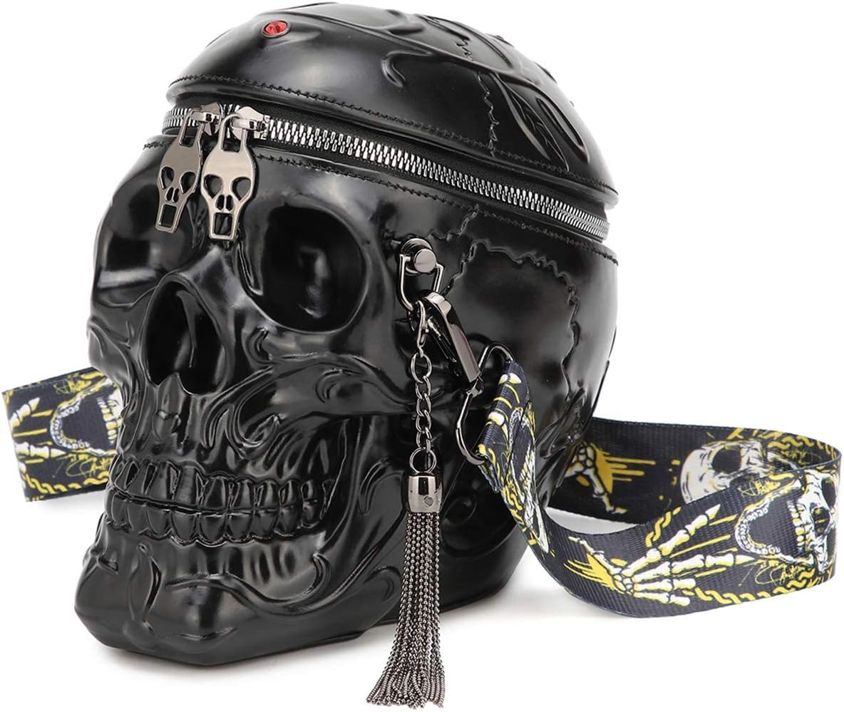 Skull Purses Handbags For Women Shoulder Bag,Skull Crossbody Purse Gothic Bag Purses Holiday Party Gift