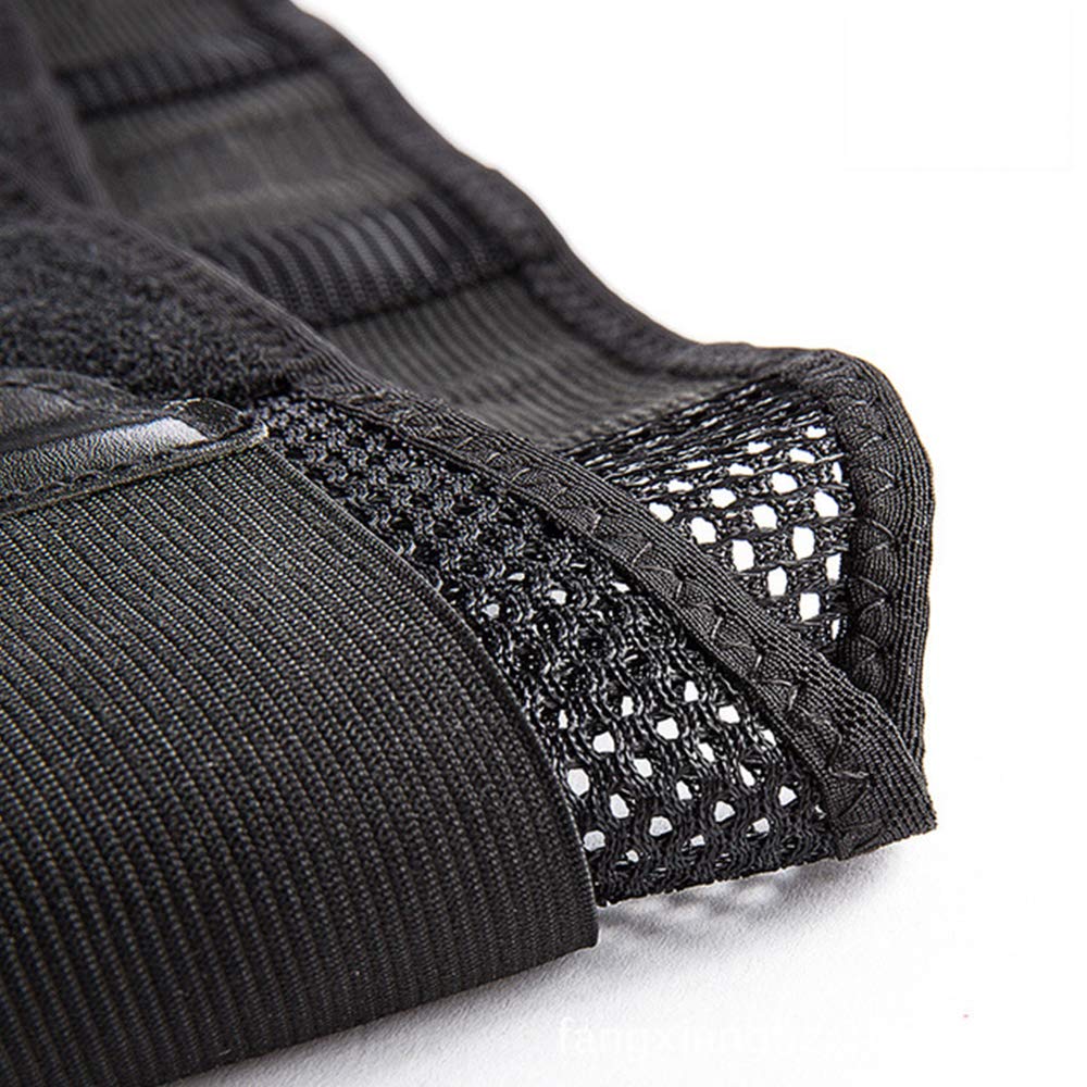 Lumbar para la Espalda, Soporte Lumbar para Aliviar el Dolor y Lesiones, Cinturon Lumbar Prevenir Daños, Faja Lumbar para la Espalda para Hombres Negro,L