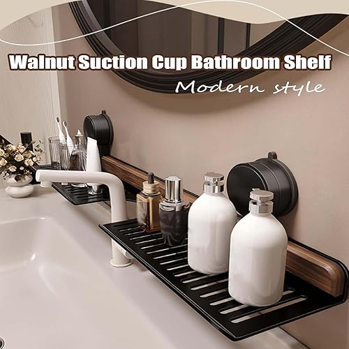 Miniatura 2 de Organizador de ducha con ventosa, organizador de ducha sin taladro, bandeja de almacenamiento para colgar en la pared para dormitorio, baño,