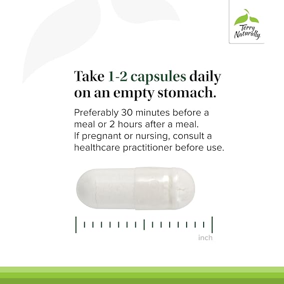 Terry Naturally Pea Healthy Inflammation Response - Joint Health Support - Exercise Performance & Post-Workout Support - Contains No Dairy, Gluten, or Soy - 60 Capsules (30 Servings)