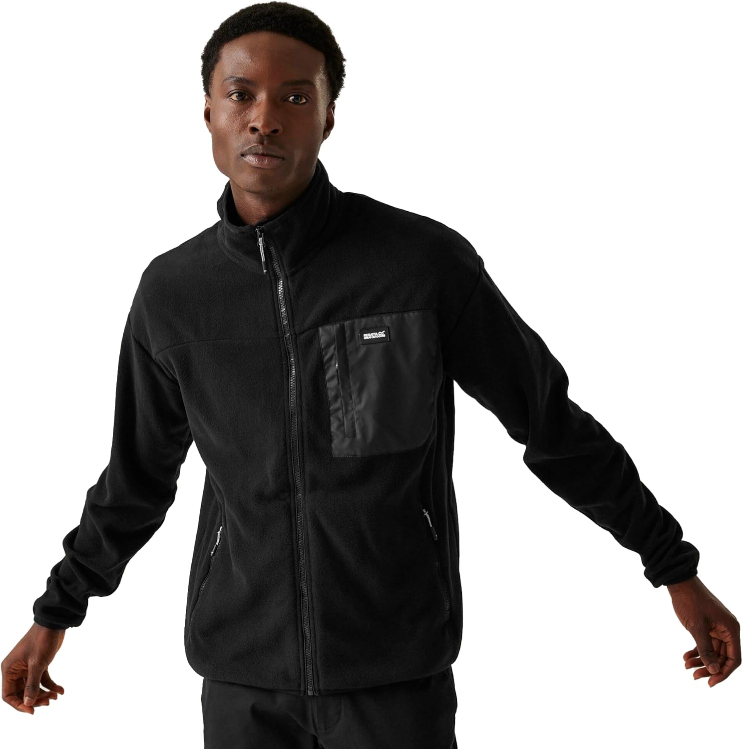 Regatta Mens Frankie Full Zip Outdoor Warm Winter Fleece Jacket