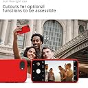YATWIN Silicone Back Case for iPhone 16e, Soft-Touch Phone Back Cover for Apple iPhone 16e - Red gallery image