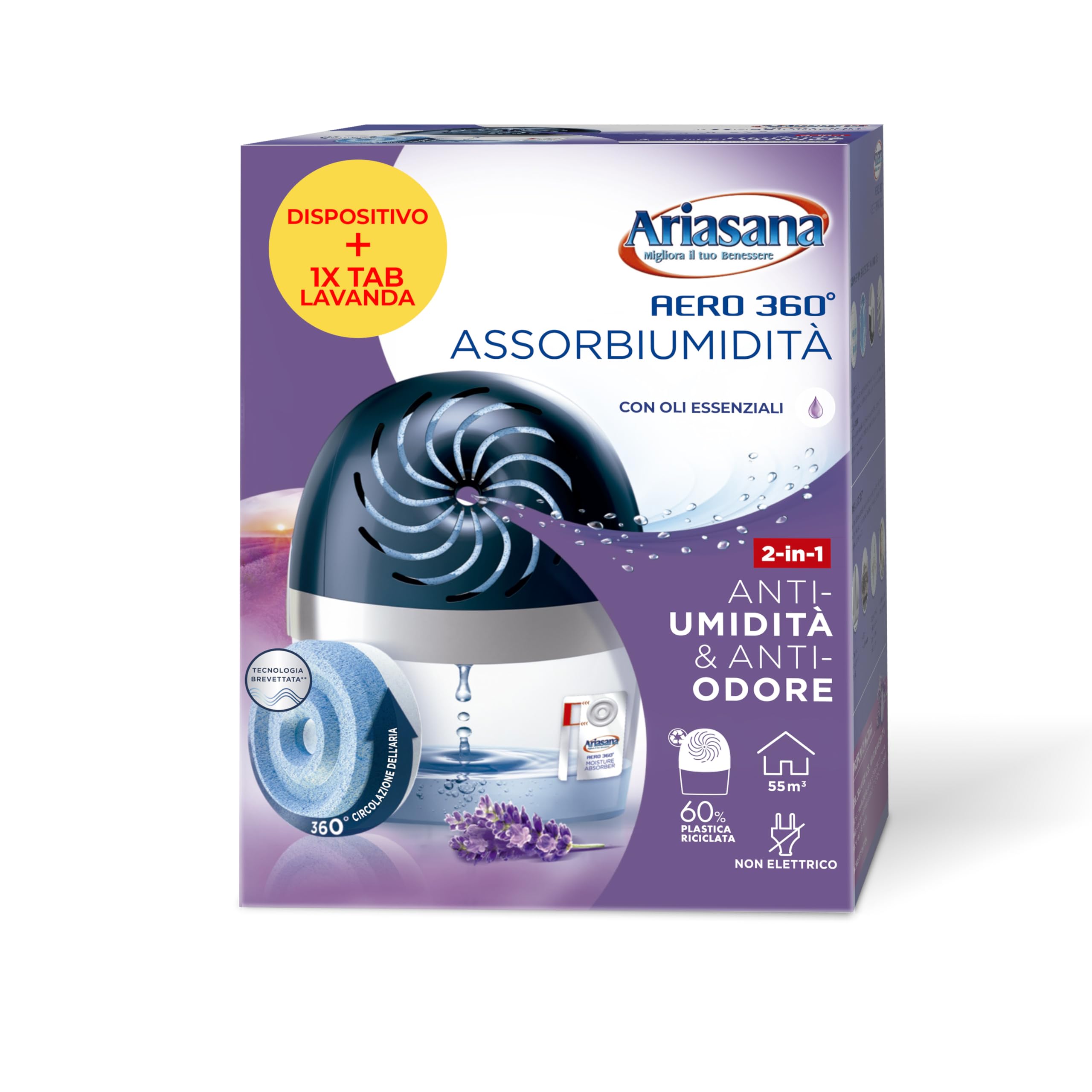 Ariasana Aero 360° kit assorbiumidità