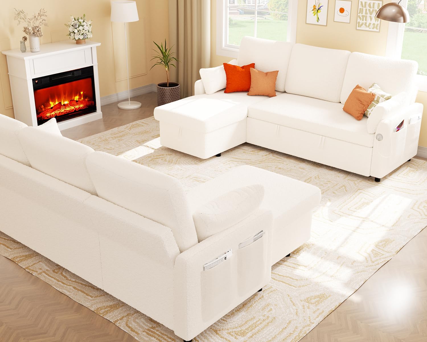 Ucloveria Sectional Sofa Couch, 84