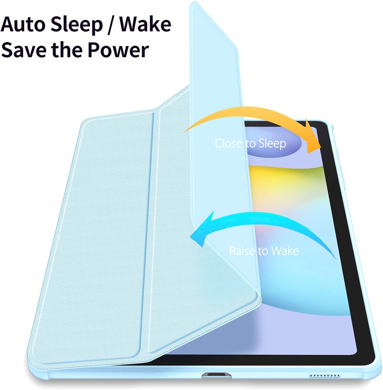 DUZZONA Slim Case for Samsung Galaxy Tab S6 Lite 10.4 Inch 2024/2022/2020 (SM-P620/P625/P610/P615/P613/P619) - Image 5
