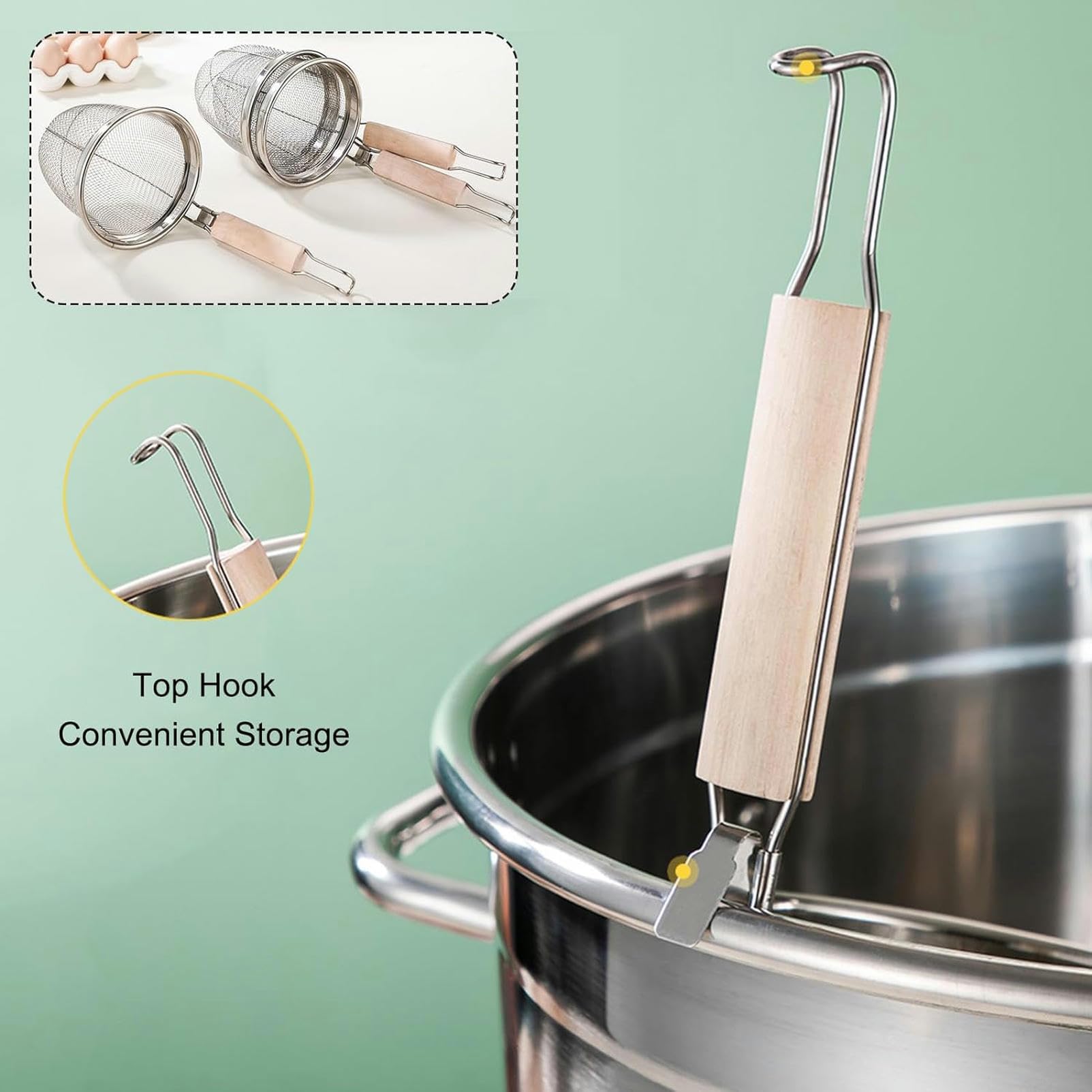 Olla para cocinar Fideos Comercial, Juego de Cocina para Pasta Comercial, Cocina para Pasta Multifuncional con Divisor y colador, Olla de Acero Inoxidable, Cocina Comercial para restaurantes