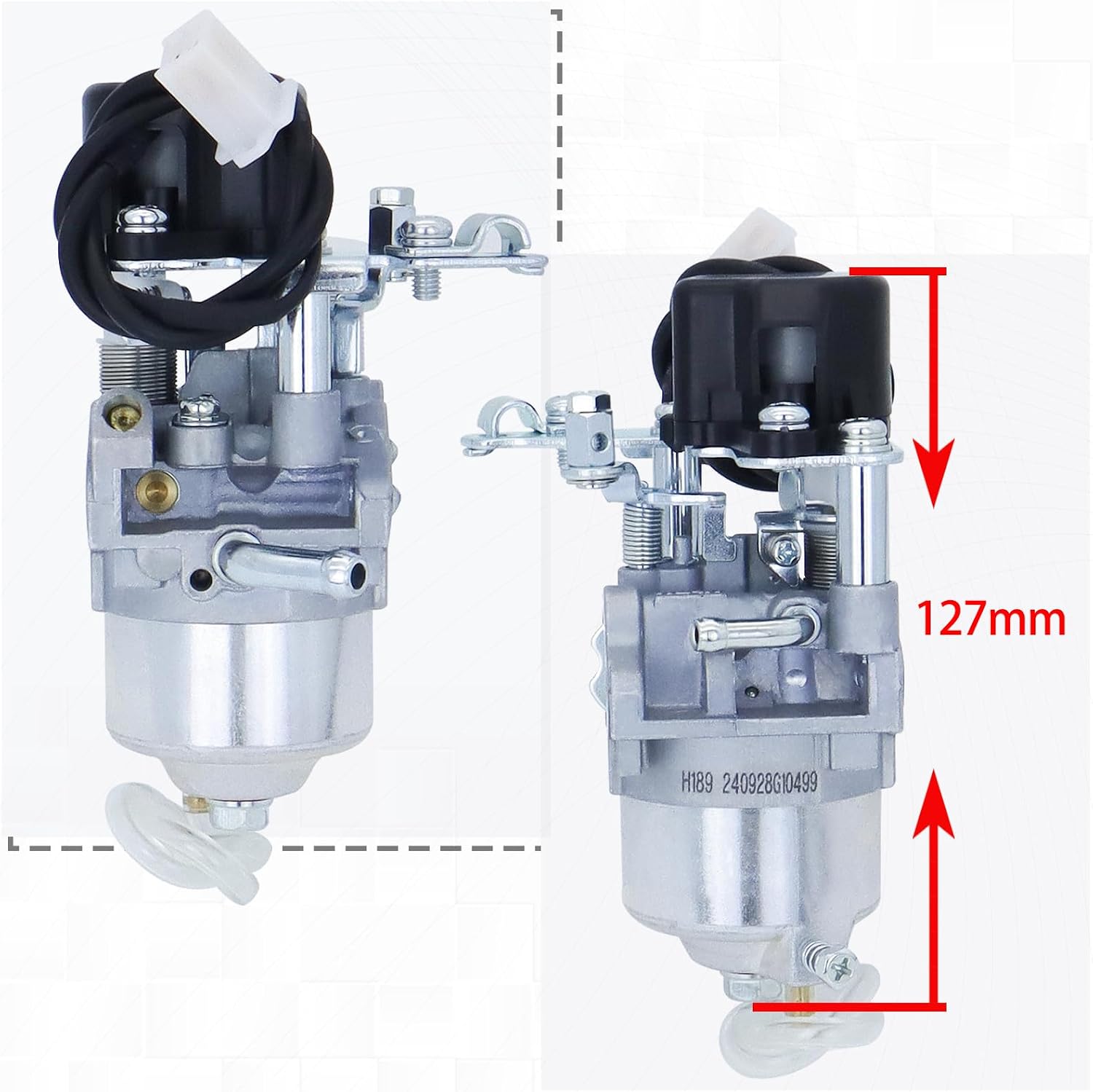WH2200iXLT Carburetor Replacement Kit Fits for WestingHouse WH2400i iGen2000 WH2000i 2200iXLT iGen2200 1800/2200 Watts 79cc Portable Inverter Generator 140083 202801 Carb Assy