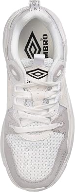 Umbro Men's Run Sneaker, White/White 6M