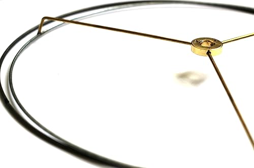 Miniatura 3 de Juego de anillo de sombra de lámpara para colocar una sombra de lámpara DIY  Anillo de acero galvanizado fuerte para sombra de lámpara