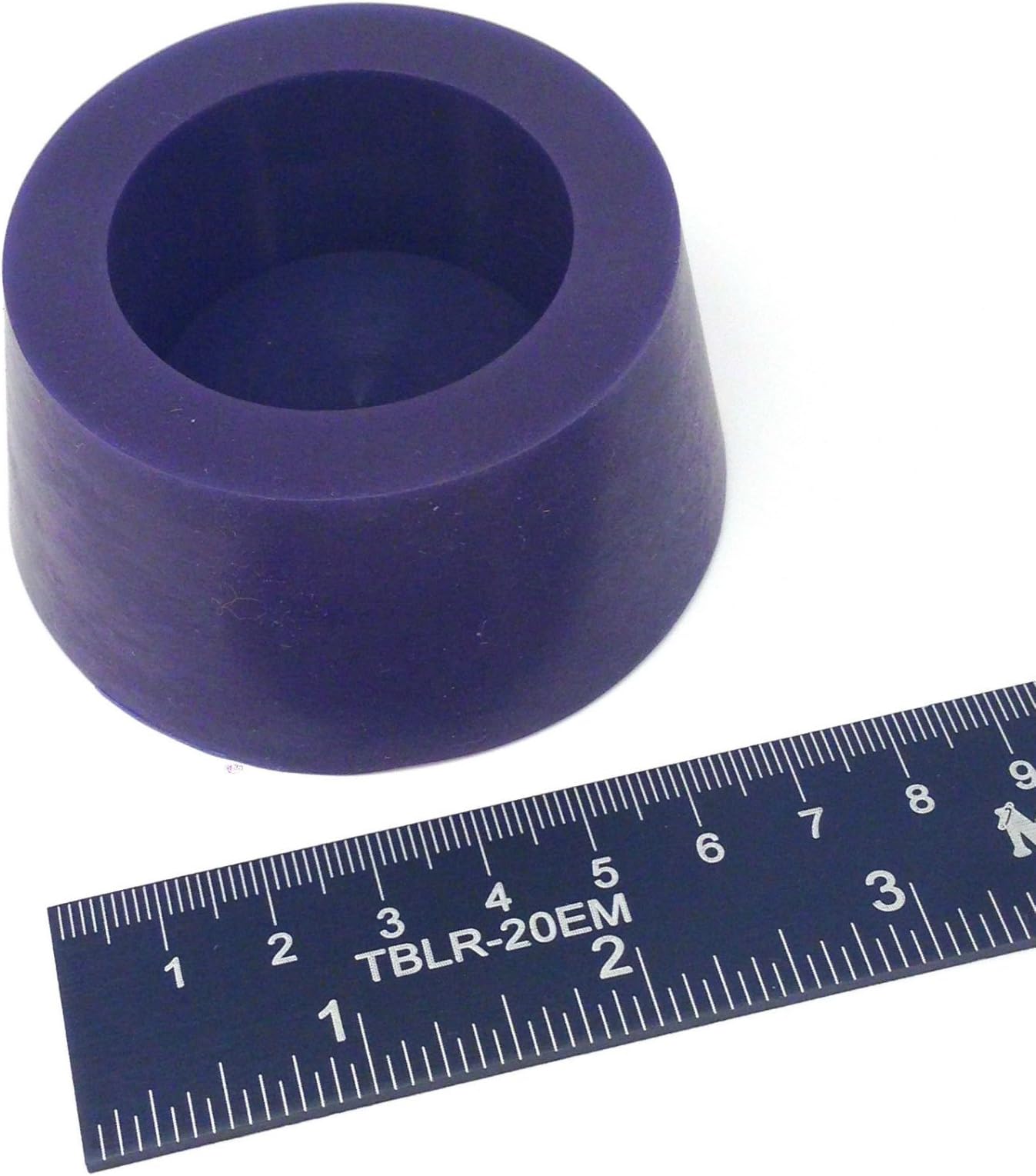 High Temp Masking Supply(1) 2 7/16" x 3" #13.5 Silicone Rubber Tapered Stopper Plug Powder Coating Paint
