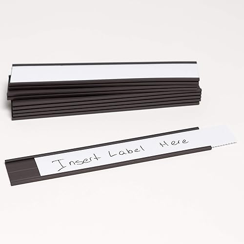 Miniatura 3 de U Brands Recambio de papel magnético para tarjetero, tarjetas de datos, 1 pulgada, surtido, paquete de 10