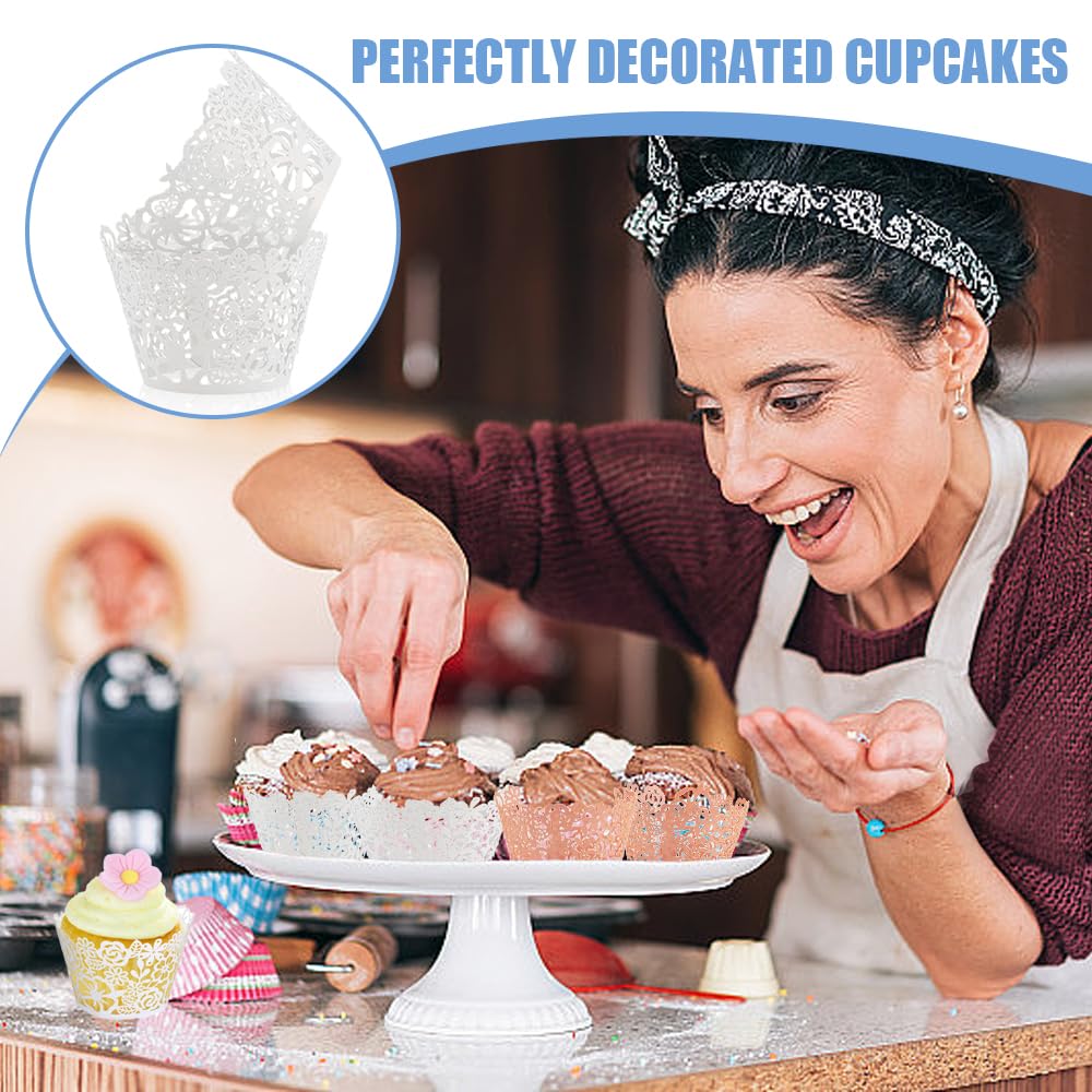 Pirottini Muffin Pirottini Per Cupcake In Pizzo, Tagliati Al Laser, Per