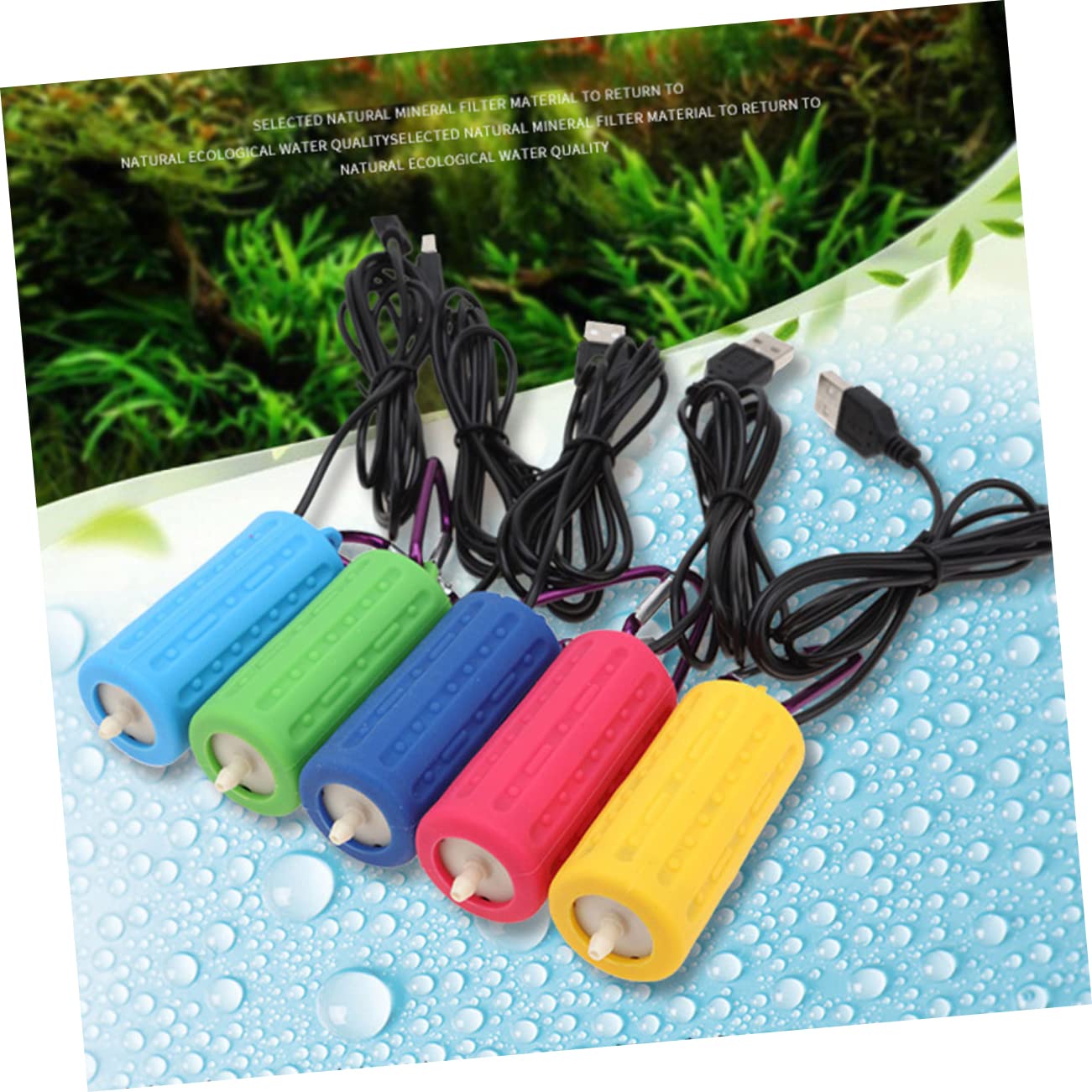 Toddmomy 2 Piezas de Estanque de Tanque de Peces de Acuario Salida de la de Aire del Acuario Tanque de Peces de oxígeno de Aire de oxígeno del Tanque de Peces Auto