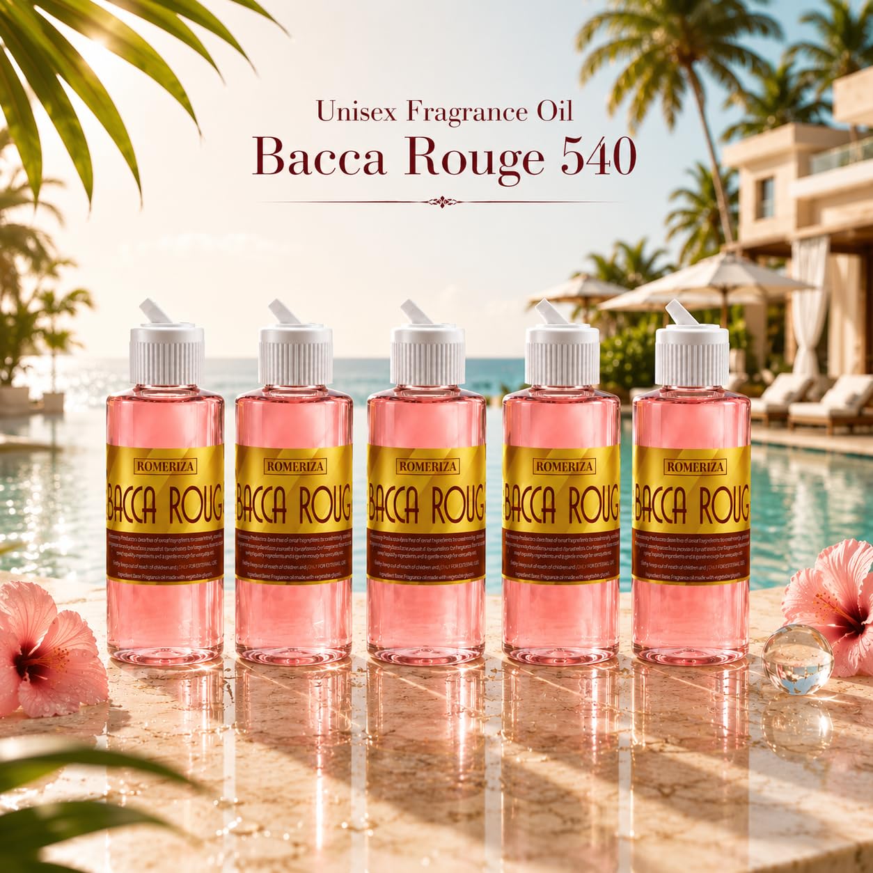 1 Fl Oz (Pack Of 1) Bacca Roug. 540. Fragrance Perfume Oil image 2