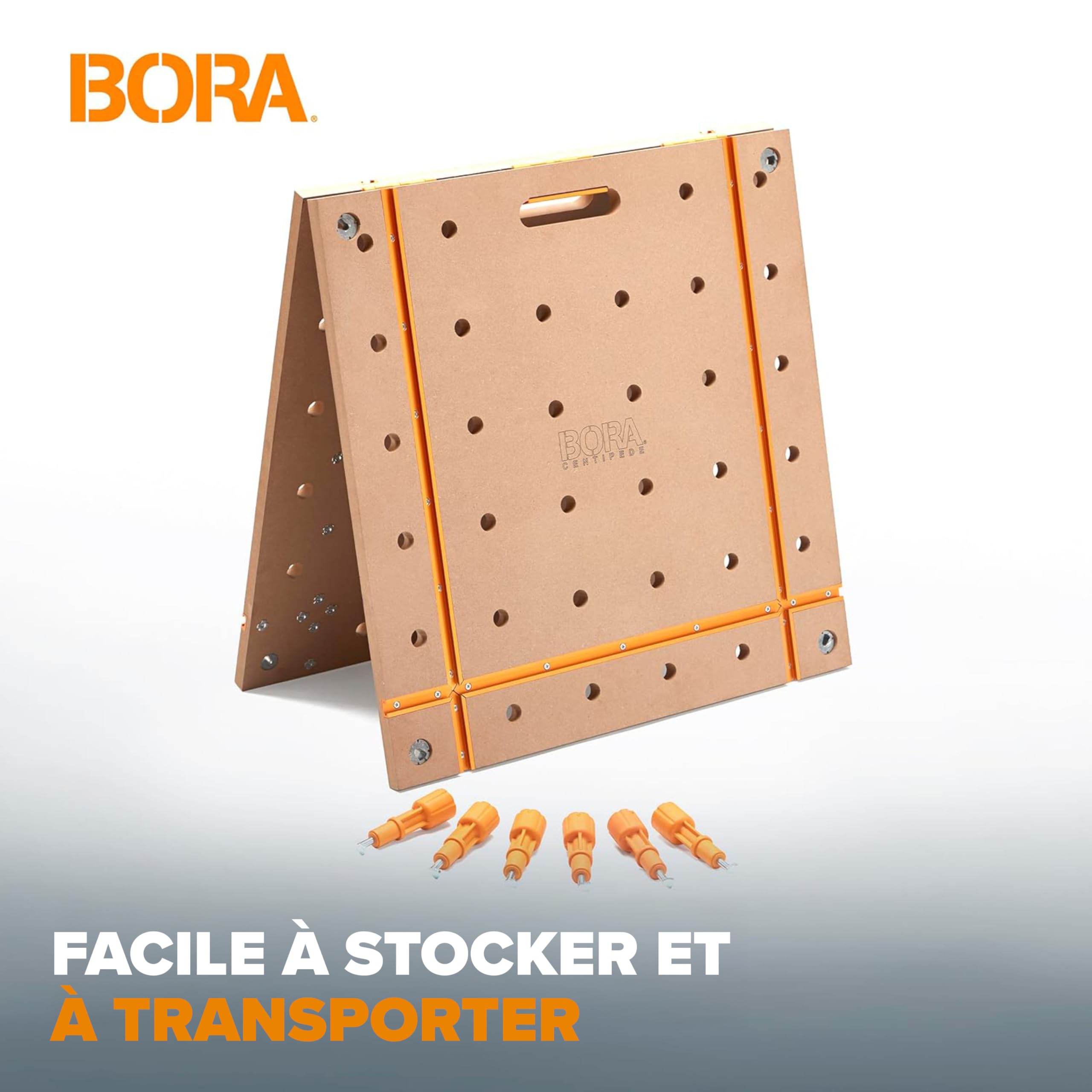 BORA Centipede Table avec Trous en T 20 mm