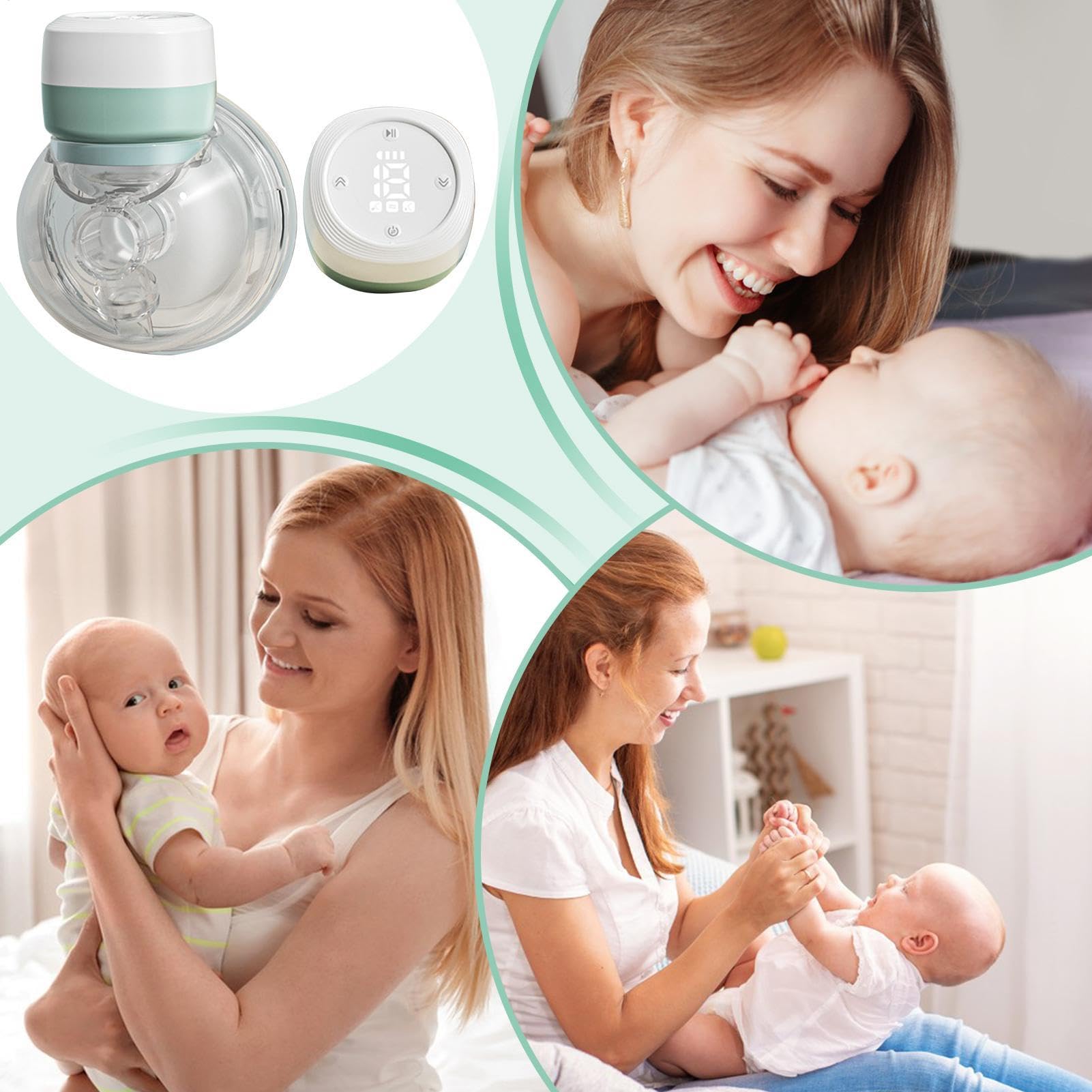 Tire-lait Portable 3 Modes, 9 Niveaux, Pompes À Lait Maternel, Pompe
