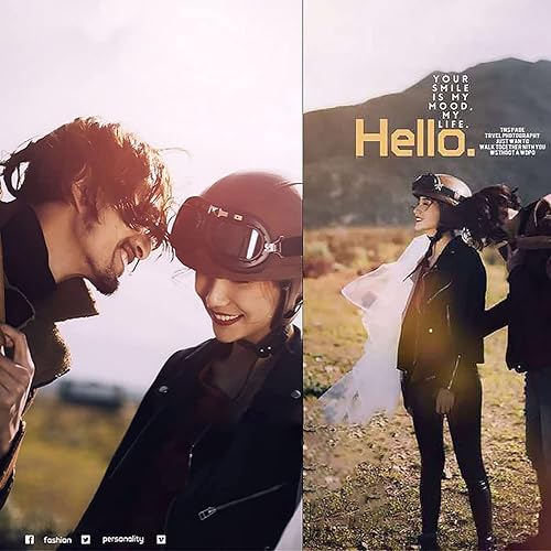 Miniatura 9 de Casco retro de motocicleta de calle, para hombres y mujeres, clásico, vintage, cara abierta, de cuero, medio casco certificado por DOT para Cruiser,