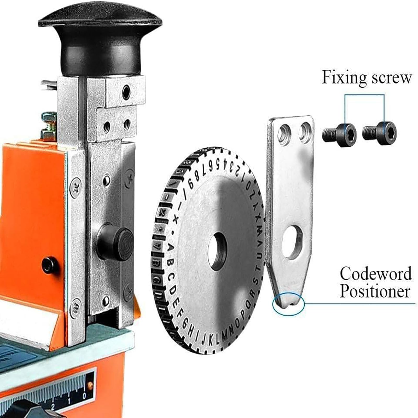 Timbro per targhette in metallo, Goffratrice semiautomatica per piastrine per cani, Macchina per marcatura industriale di etichette per targhette, Etichette di risorse, Etichette per attrezzature