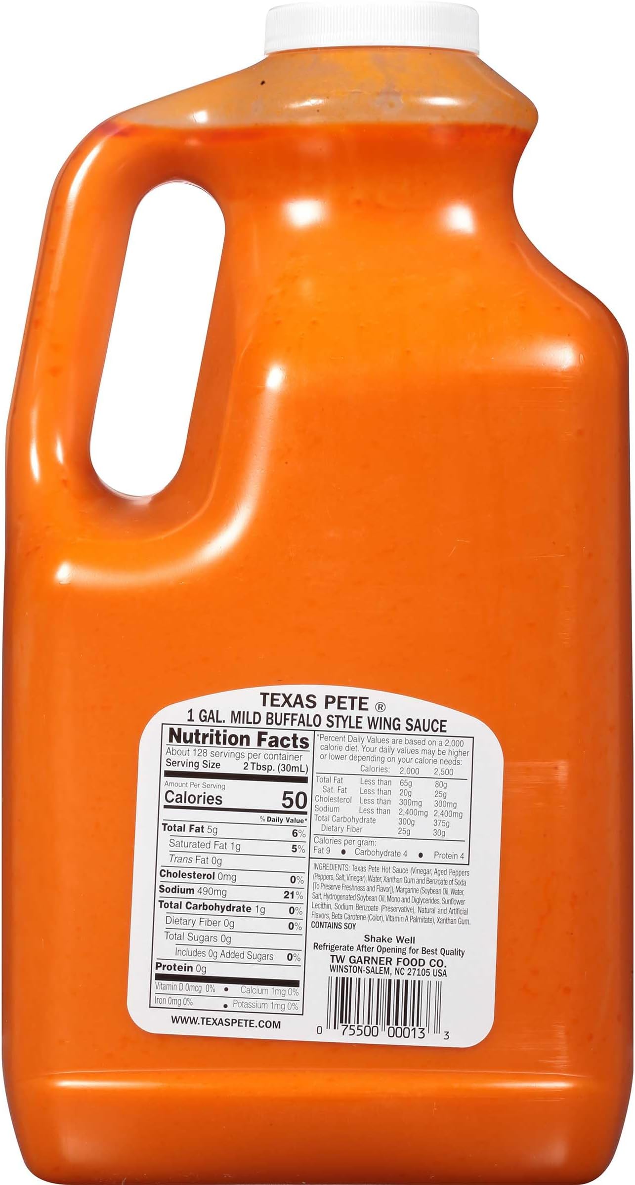 Texas Pete, Buffalo Style Mild Chicken Wing Sauce, 1 Gallon (4 Count)