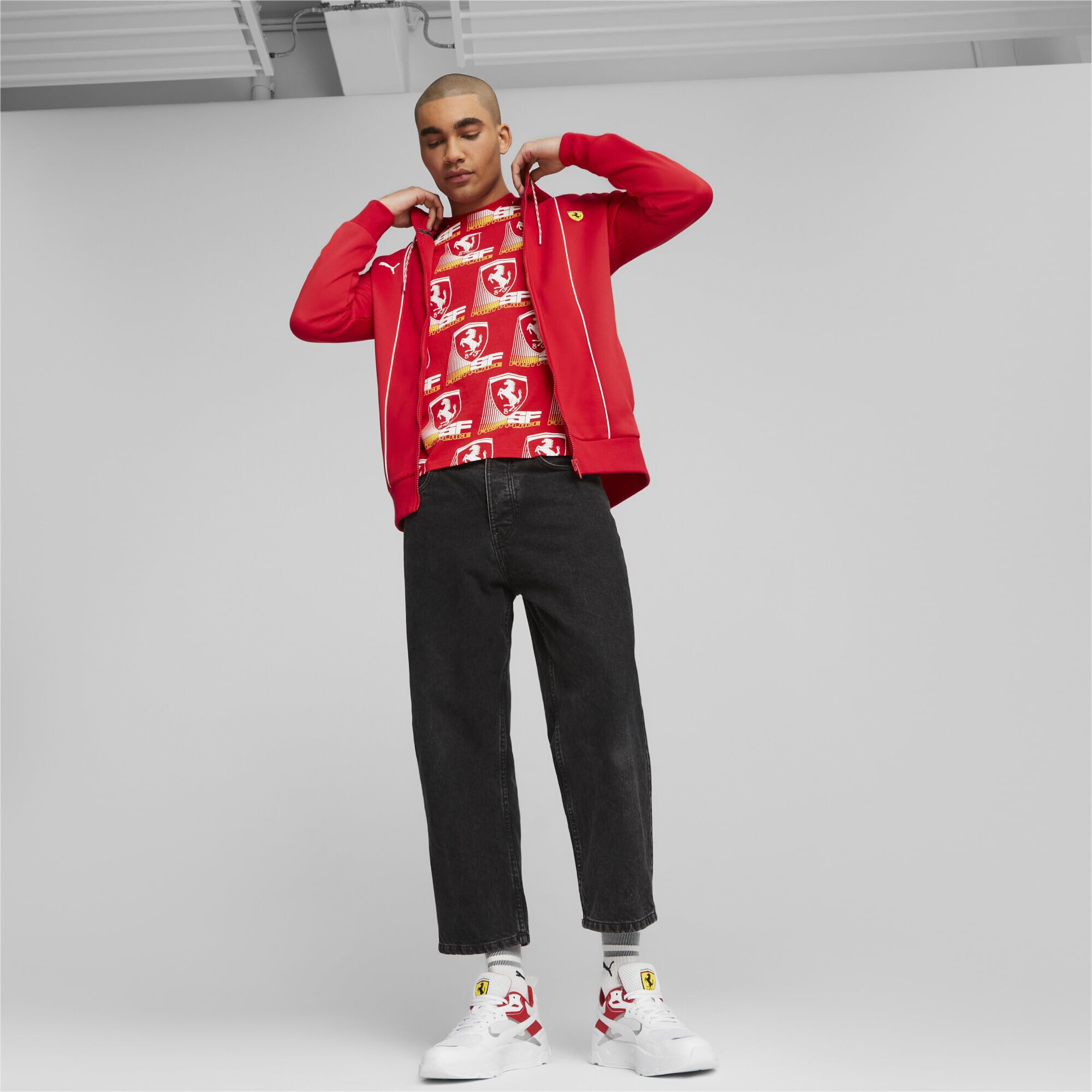 PUMA Męska kurtka treningowa Scuderia Ferrari Race HDD