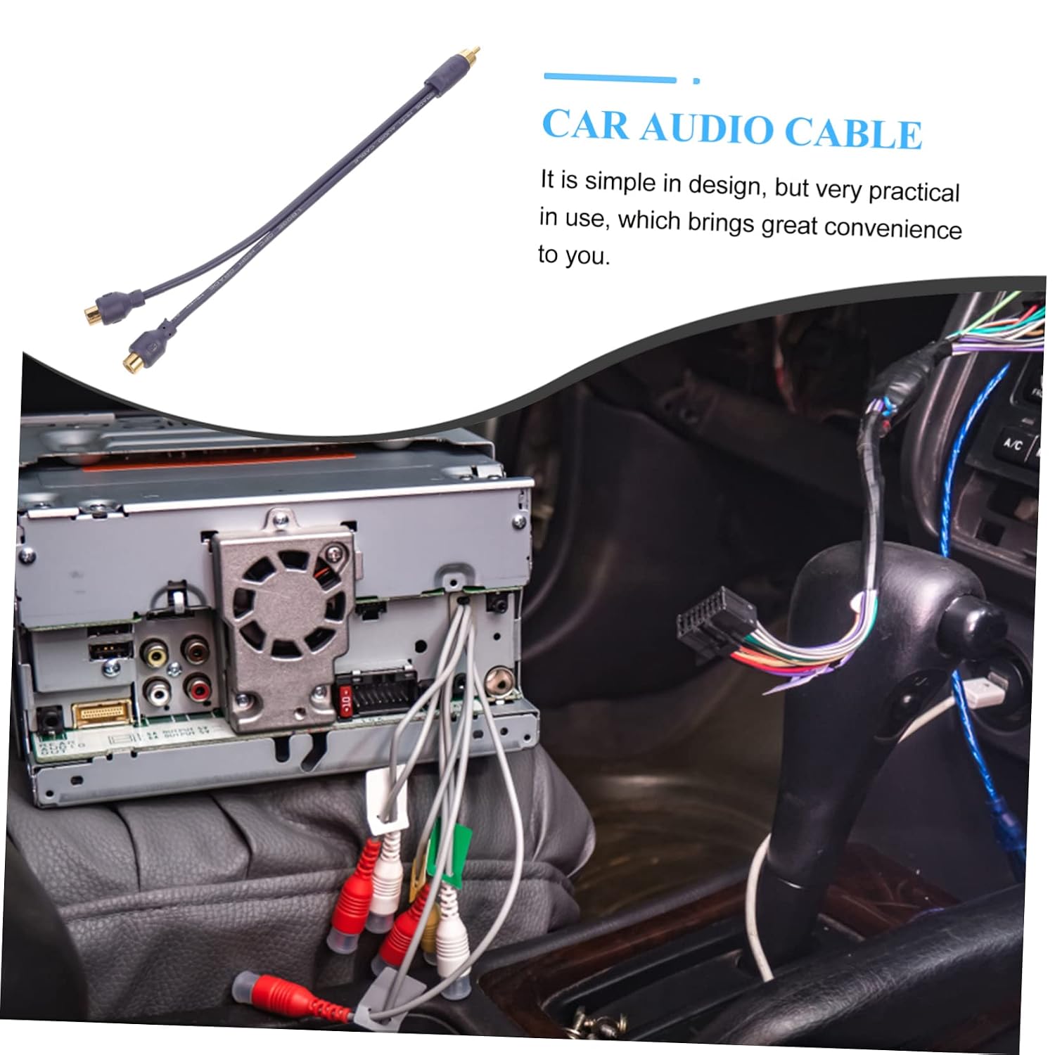 Audio Cable Signal Speaker Cable Wire Connectors for Car Speaker Connector
