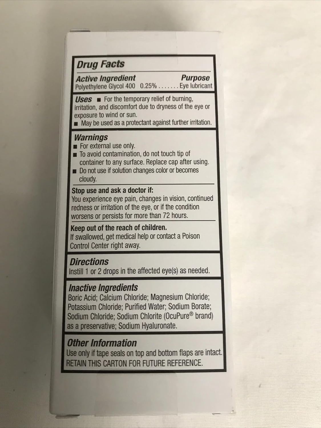 Blink Gel Tears, Lubricating Eye Drops - Buy Packs and Save (Pack of 3)